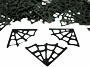 Black Spider Web Confetti